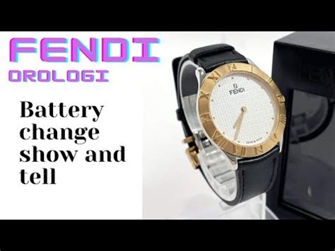 replace battery fendi watch north york|Fendi watch repair.